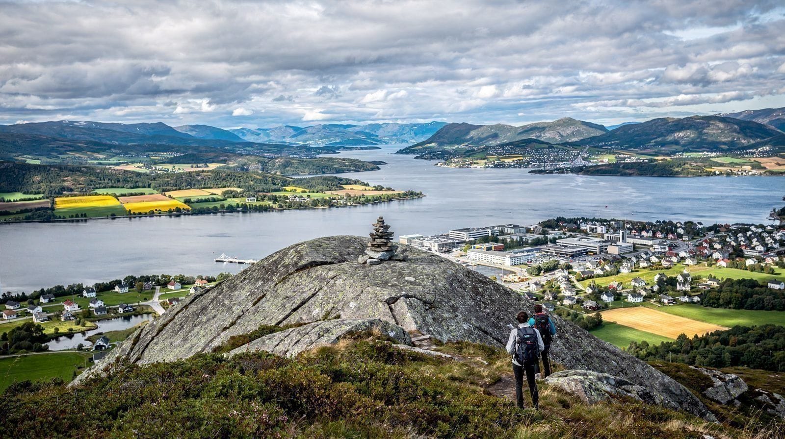 Dalsnuten: De Korte Wandeling Boven Sandnes en Gandsfjorden