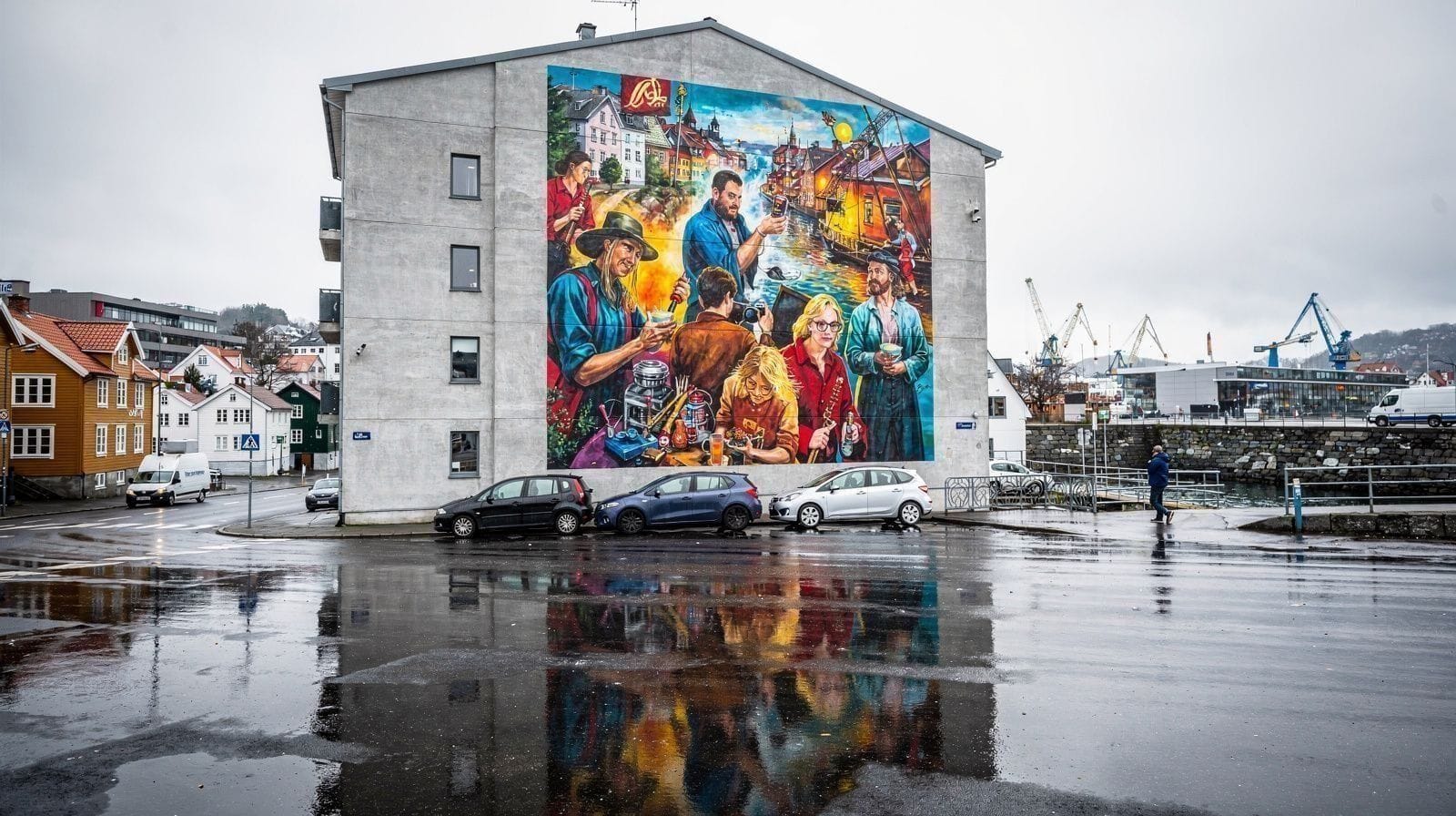 Straatkunst in Stavanger en het Nuart-festival